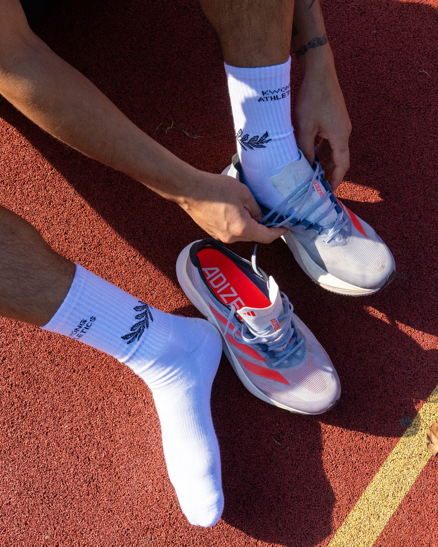 Athlétisme Socks White