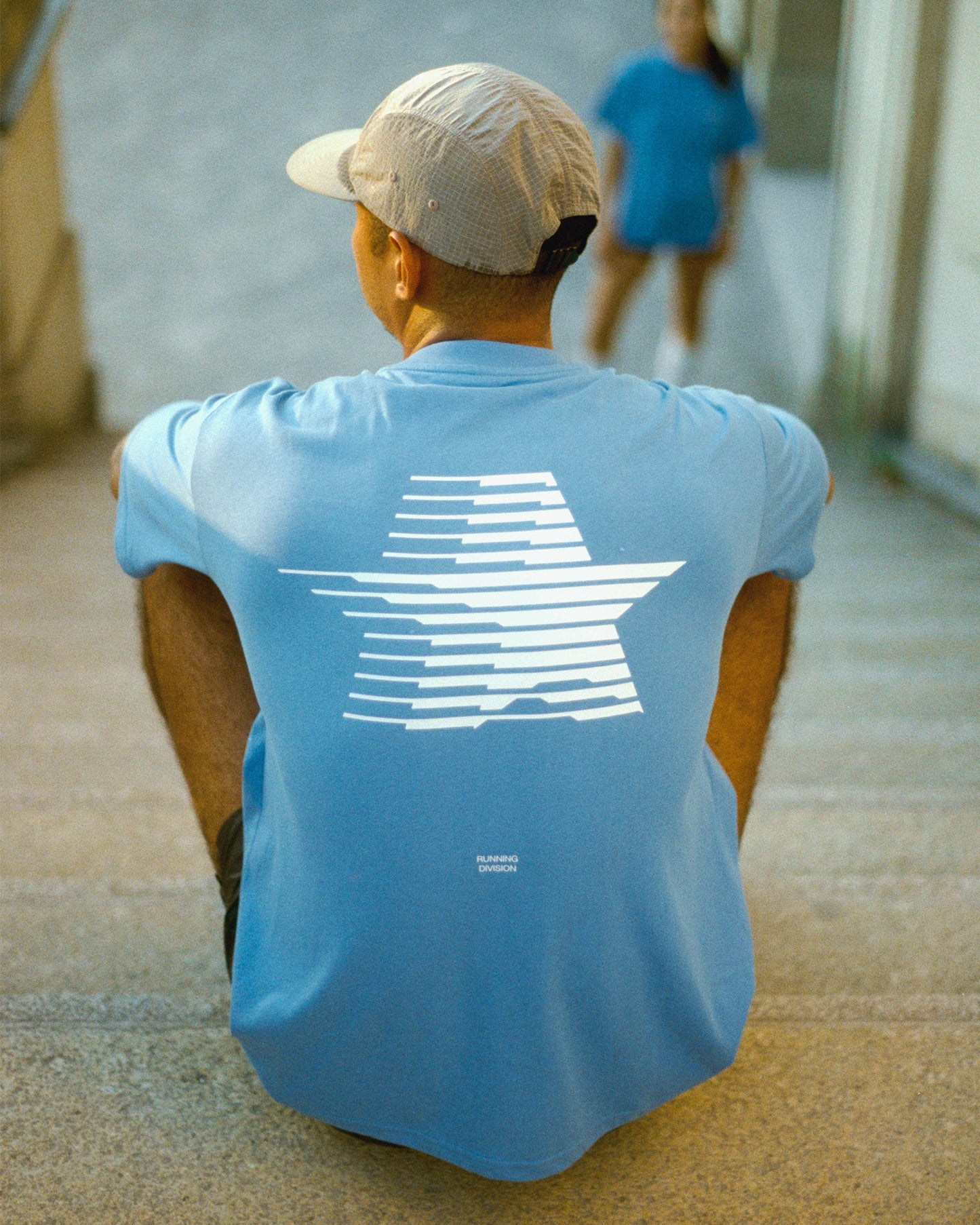 Running Division T-Shirt Malibu Blue