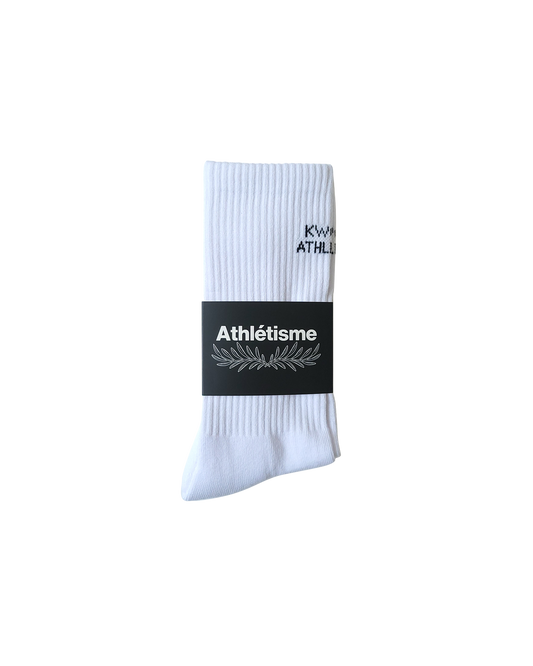 Athlétisme Socks White